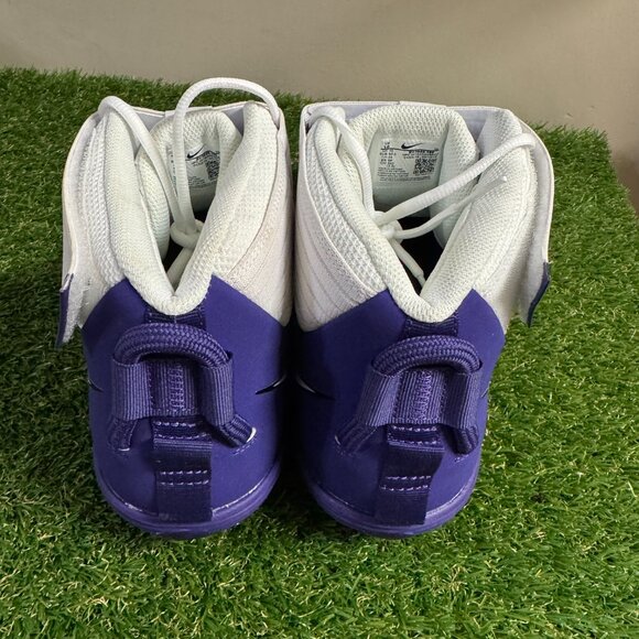 Nike Force Savage Pro 2 PE Football Cleats White Purple BV3969-100 Men\'s 16 NEW main image 4